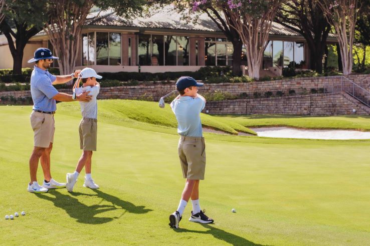 Family Golfing at Ritz-Carlton Golf Course